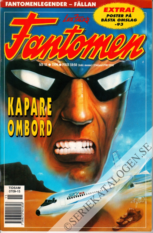 Framsida på Fantomen #15 (1994)