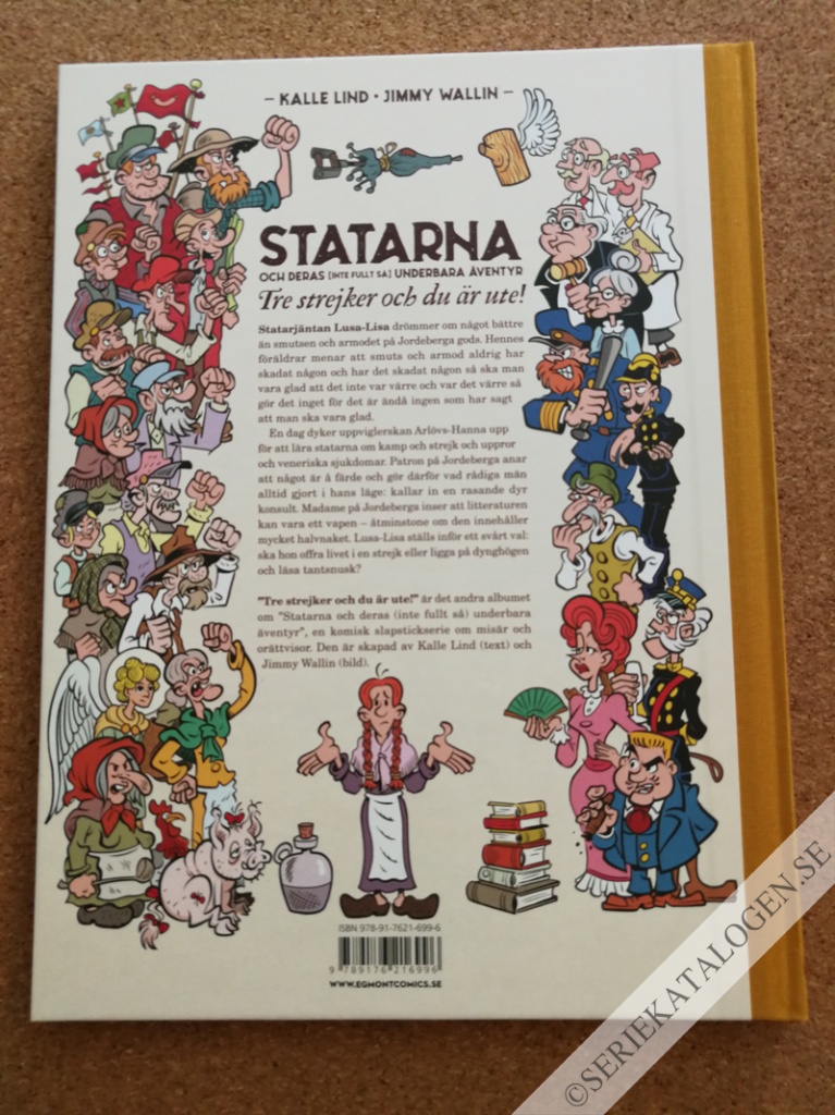 Baksida på Tre strejker och du är ute! (2021)
