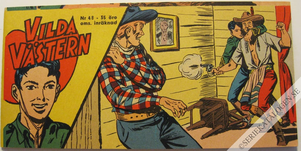 Framsida på Vilda Västern #48 (1962)