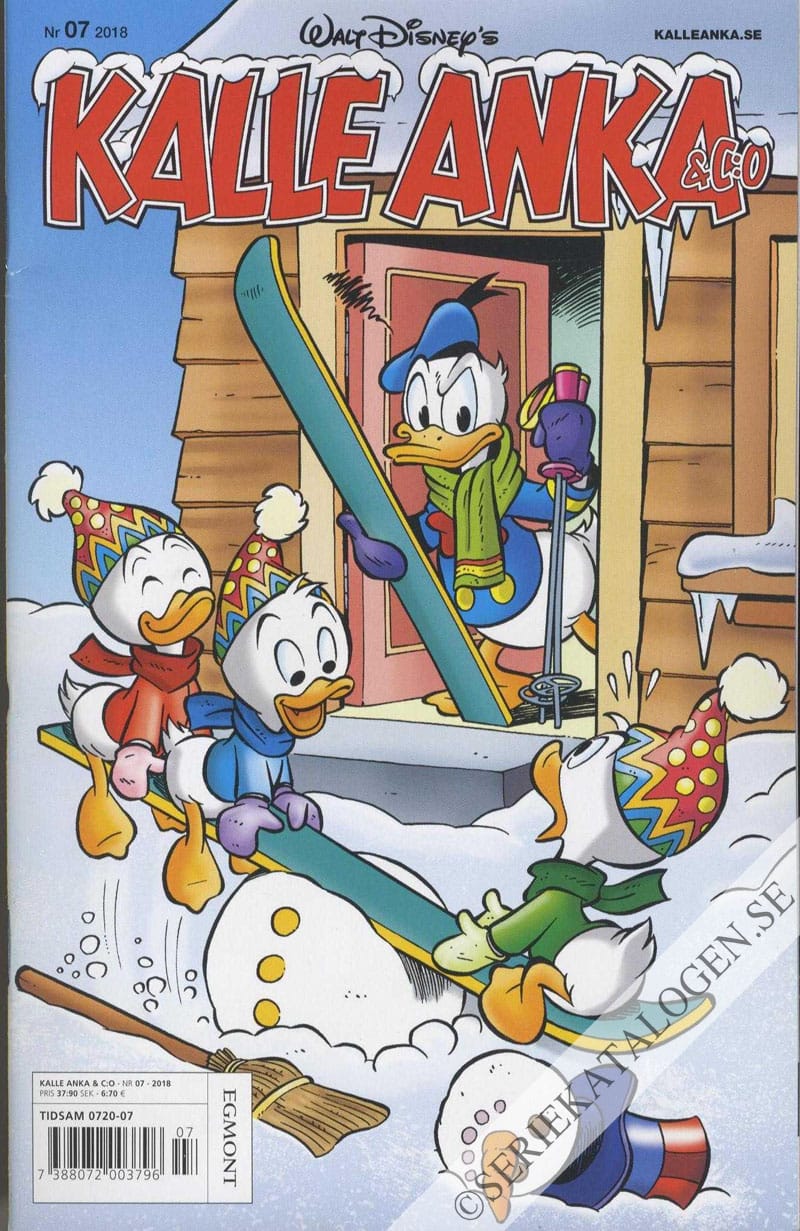 Framsida på Kalle Anka & C:o #7 (2018)