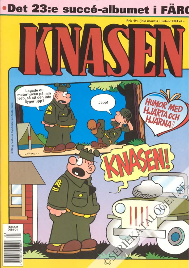 Framsida på Knasen Det 23:e succéalbumet i färg (1999)