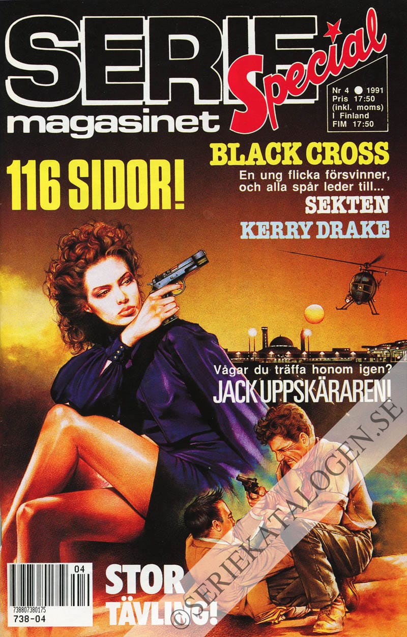 Framsida på Seriemagasinet #4 (1991)