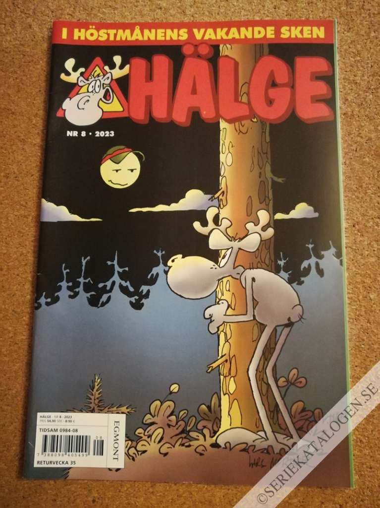 Framsida på Hälge #8 (2023)