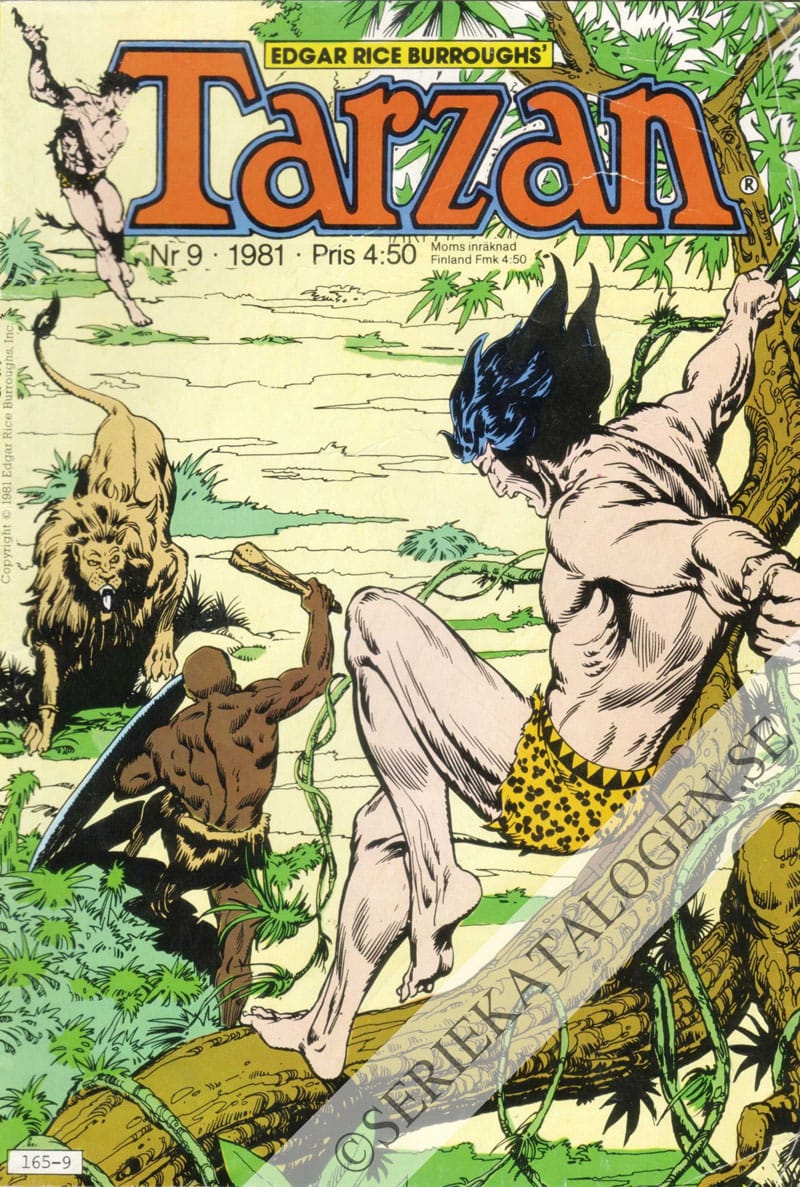 Framsida på Tarzan #9 (1981)