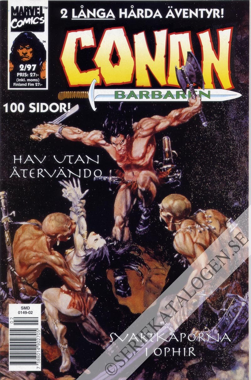 Framsida på Conan barbaren #2 (1997)