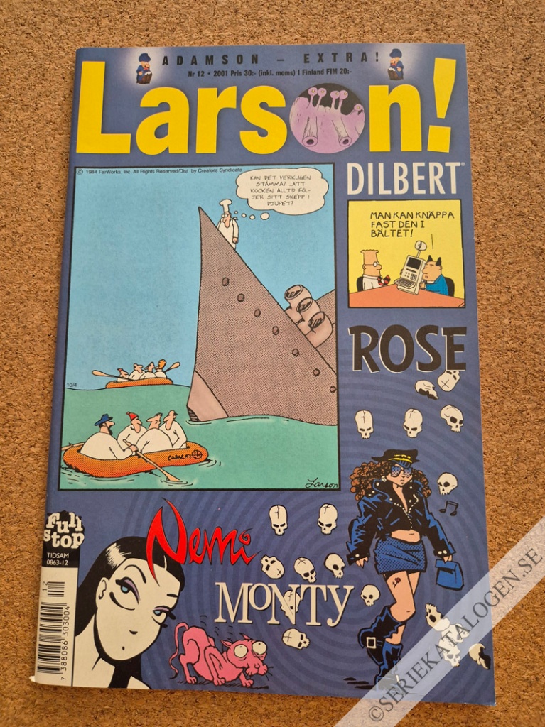 Framsida på Larson! #12 (2001)