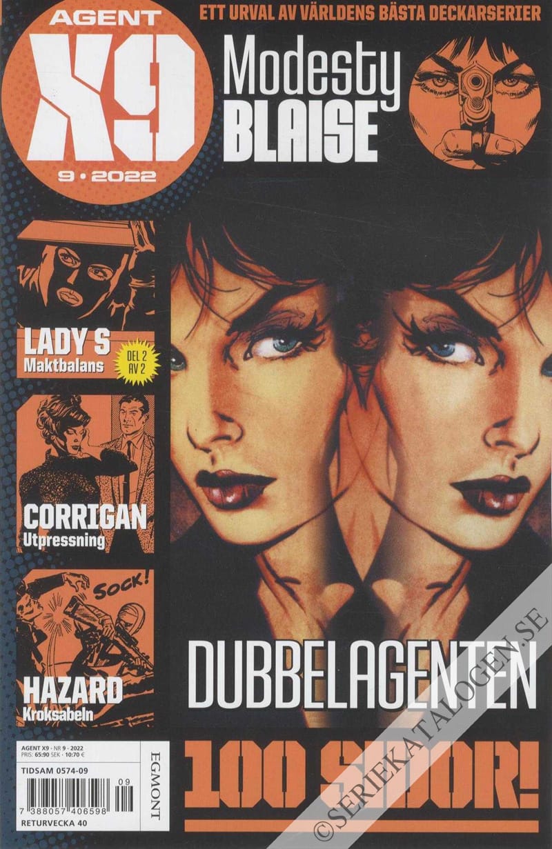 Framsida på Agent X9 #9 (2022)