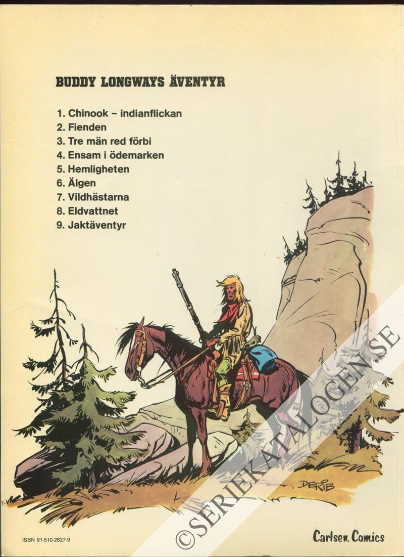 Baksida på Jaktäventyr (1981)