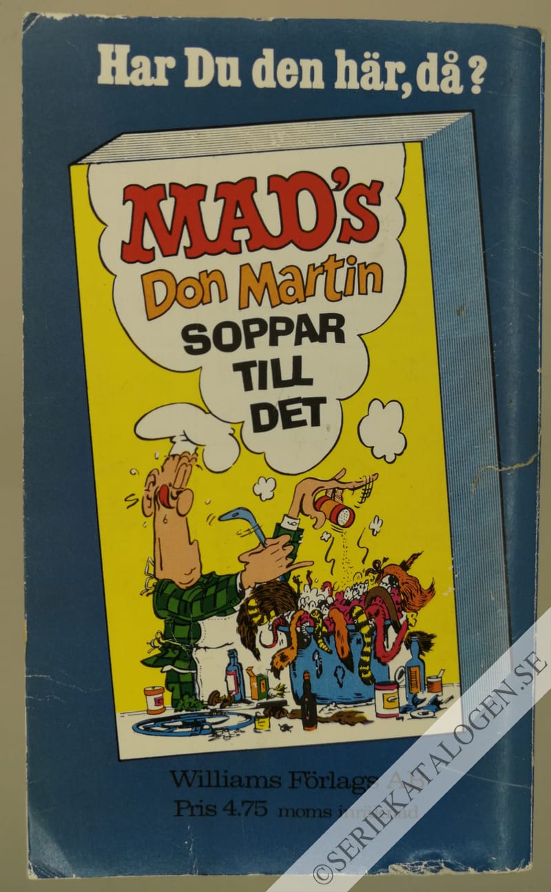 Baksida på Typiskt MAD (1969)