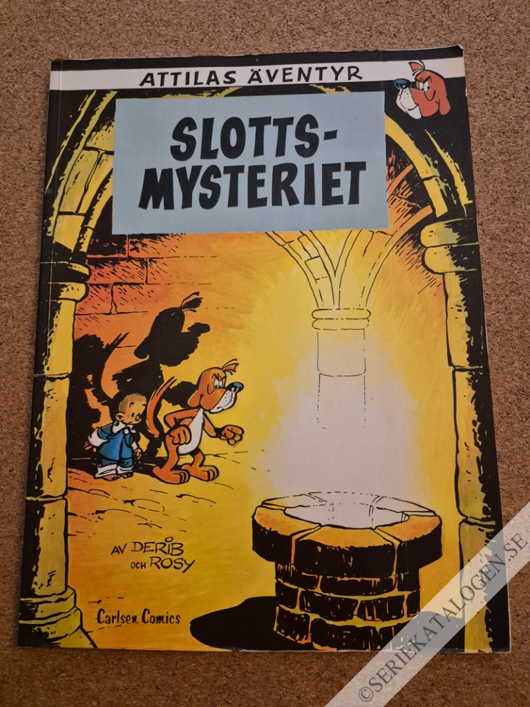 Framsida på Attilas äventyr Slottsmysteriet (1981)