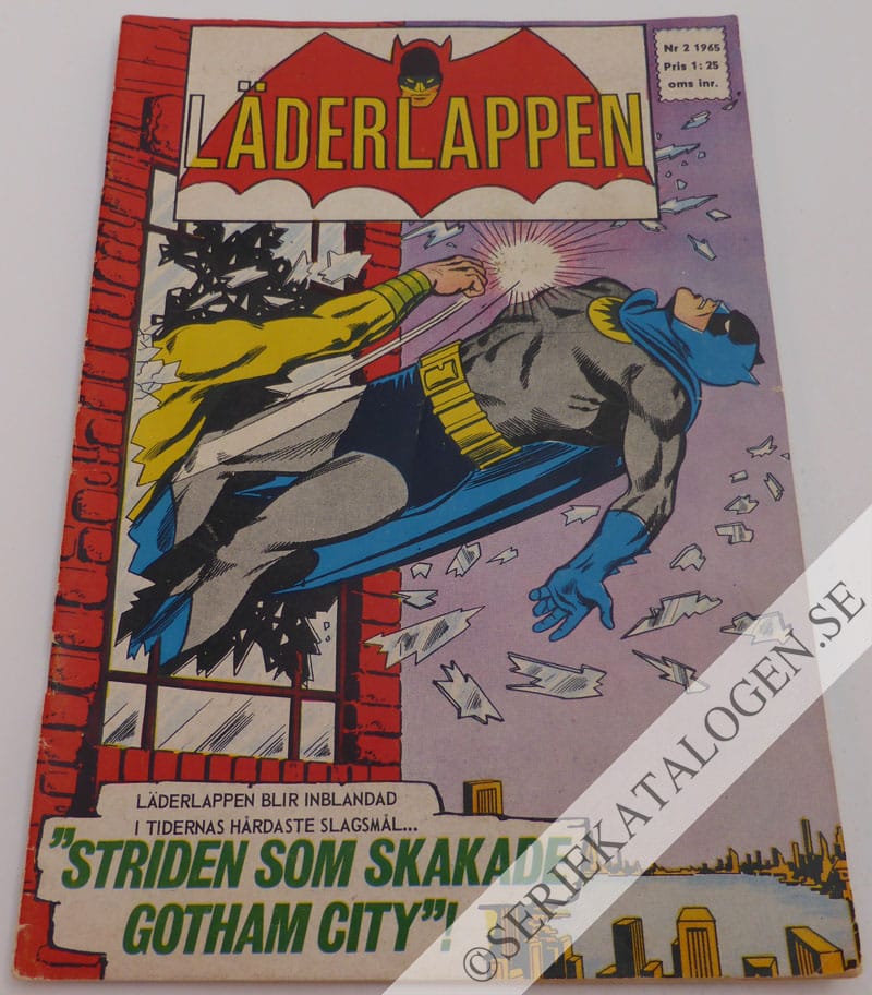 Framsida på Läderlappen och Robin #2 (1965)