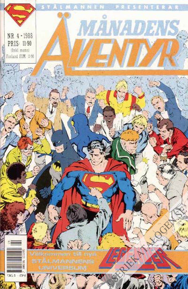 Framsida på Månadens äventyr #4 (1988)