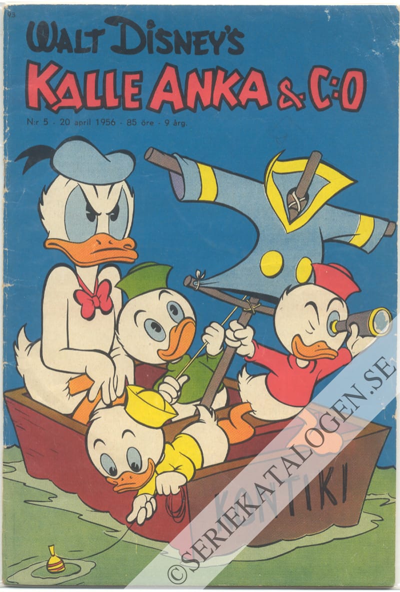 Framsida på Kalle Anka & C:o #5 (1956)