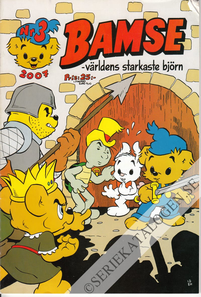Framsida på Bamse #3 (2007)