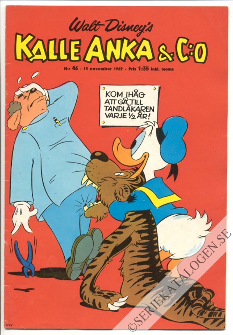 Framsida på Kalle Anka & C:o #46 (1969)