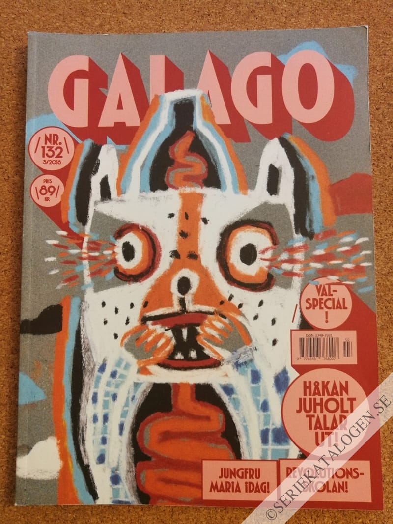 Framsida på Galago #3 (2018)