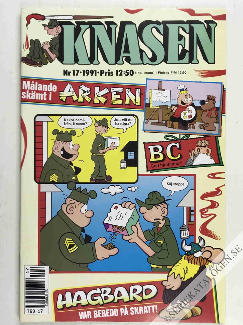 Framsida på Knasen #17 (1991)
