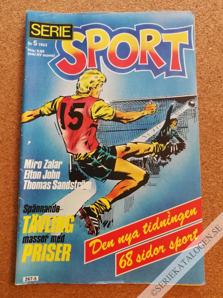 Framsida på Seriesport #5 (1983)