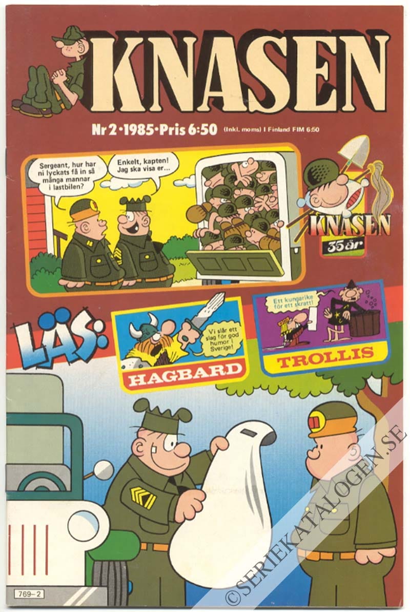 Framsida på Knasen #2 (1985)