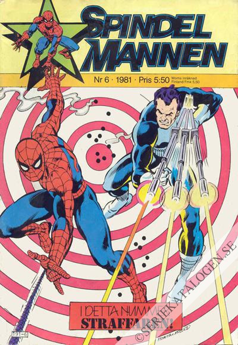 Framsida på Spindelmannen #6 (1981)