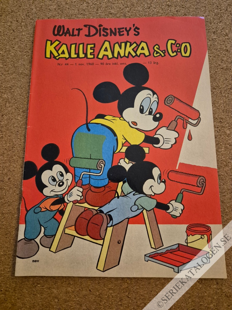 Framsida på Kalle Anka & C:o #44 (1960)