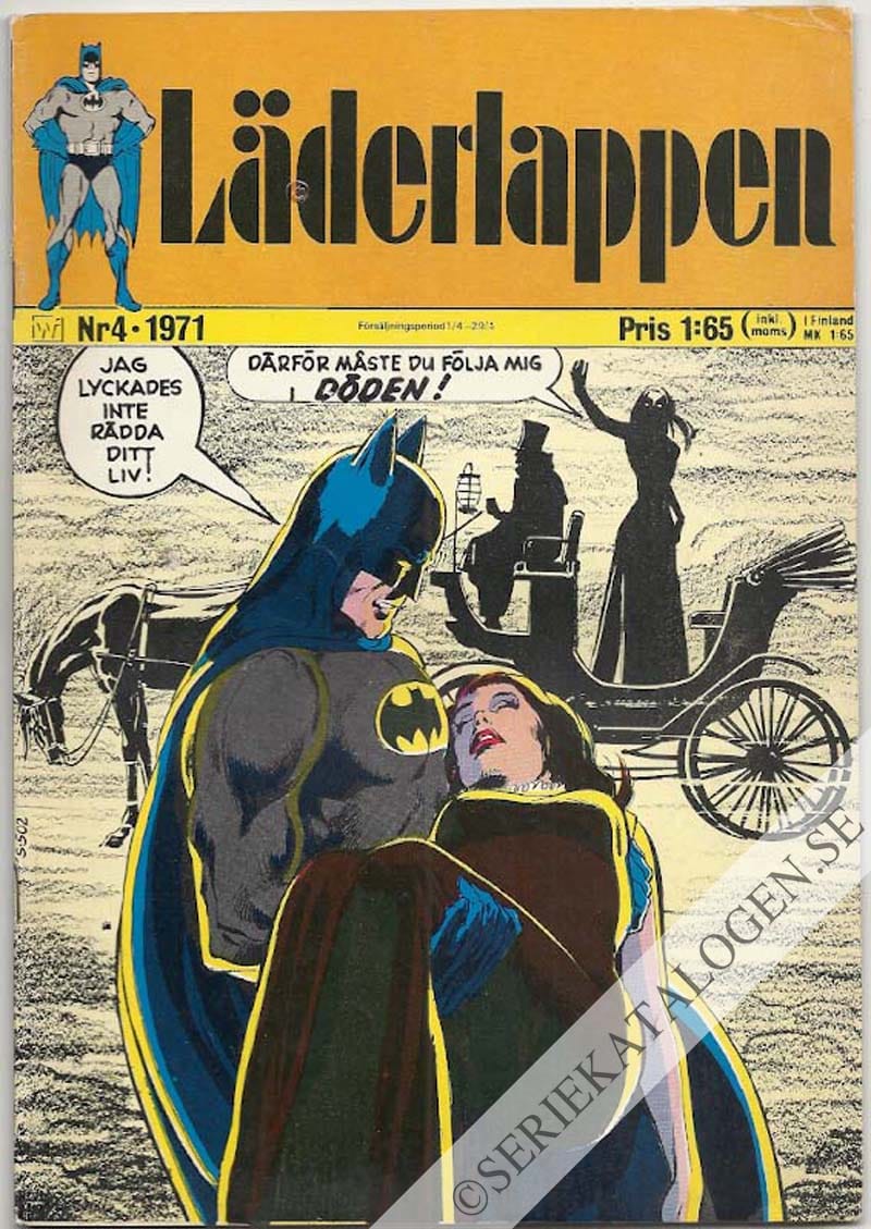 Framsida på Läderlappen och Robin #4 (1971)