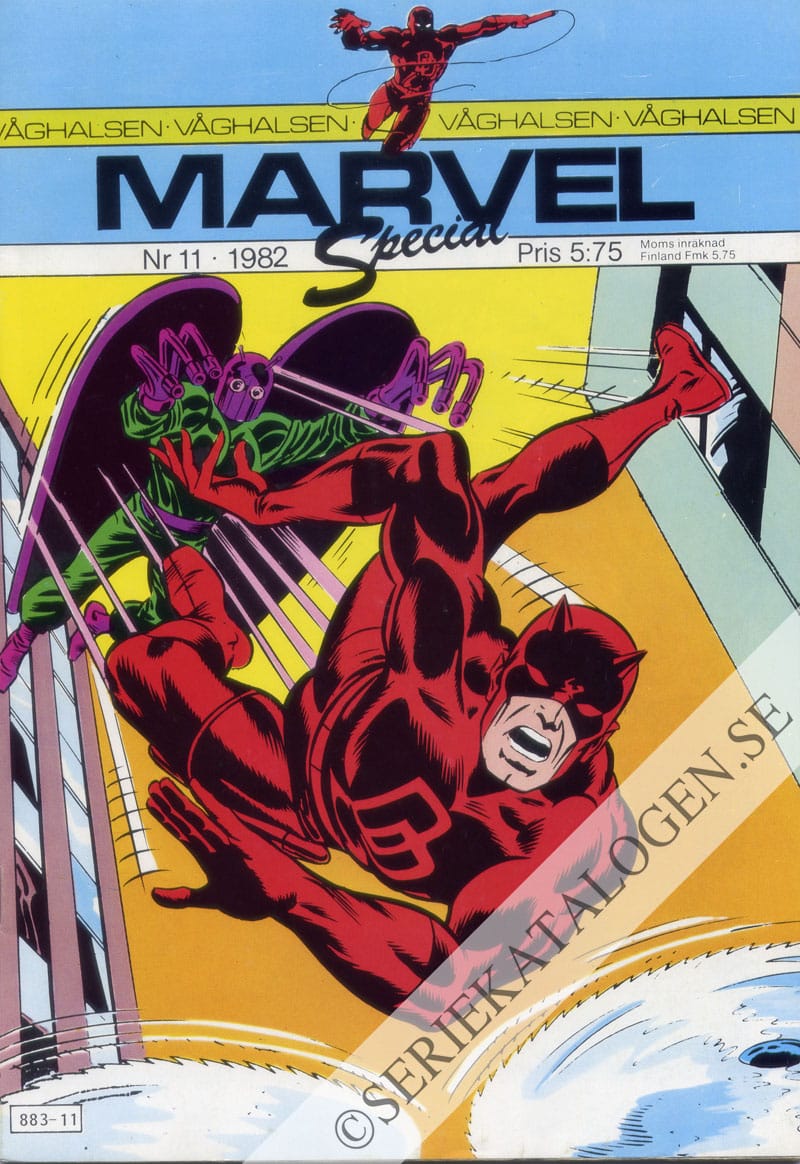 Framsida på Marvel special #11 (1982)
