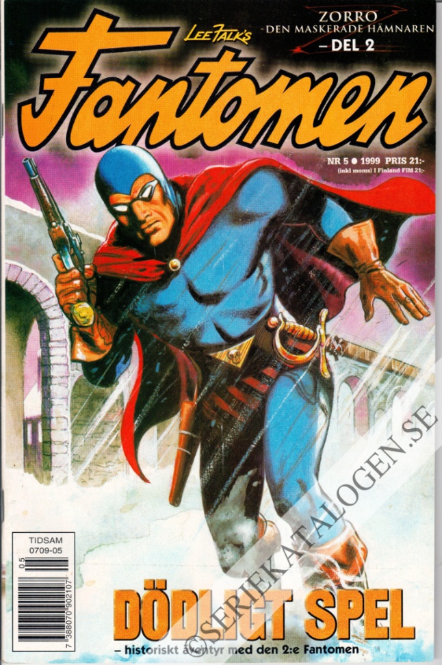 Framsida på Fantomen #5 (1999)