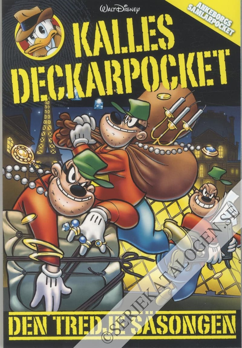 Framsida på Ankeborgs samlarpocket Kalles deckarpocket - Den tredje säsongen (2023)