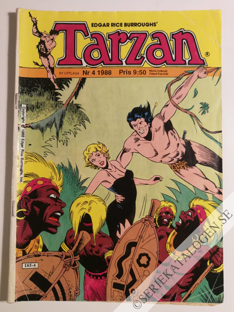Framsida på Tarzan #4 (1988)
