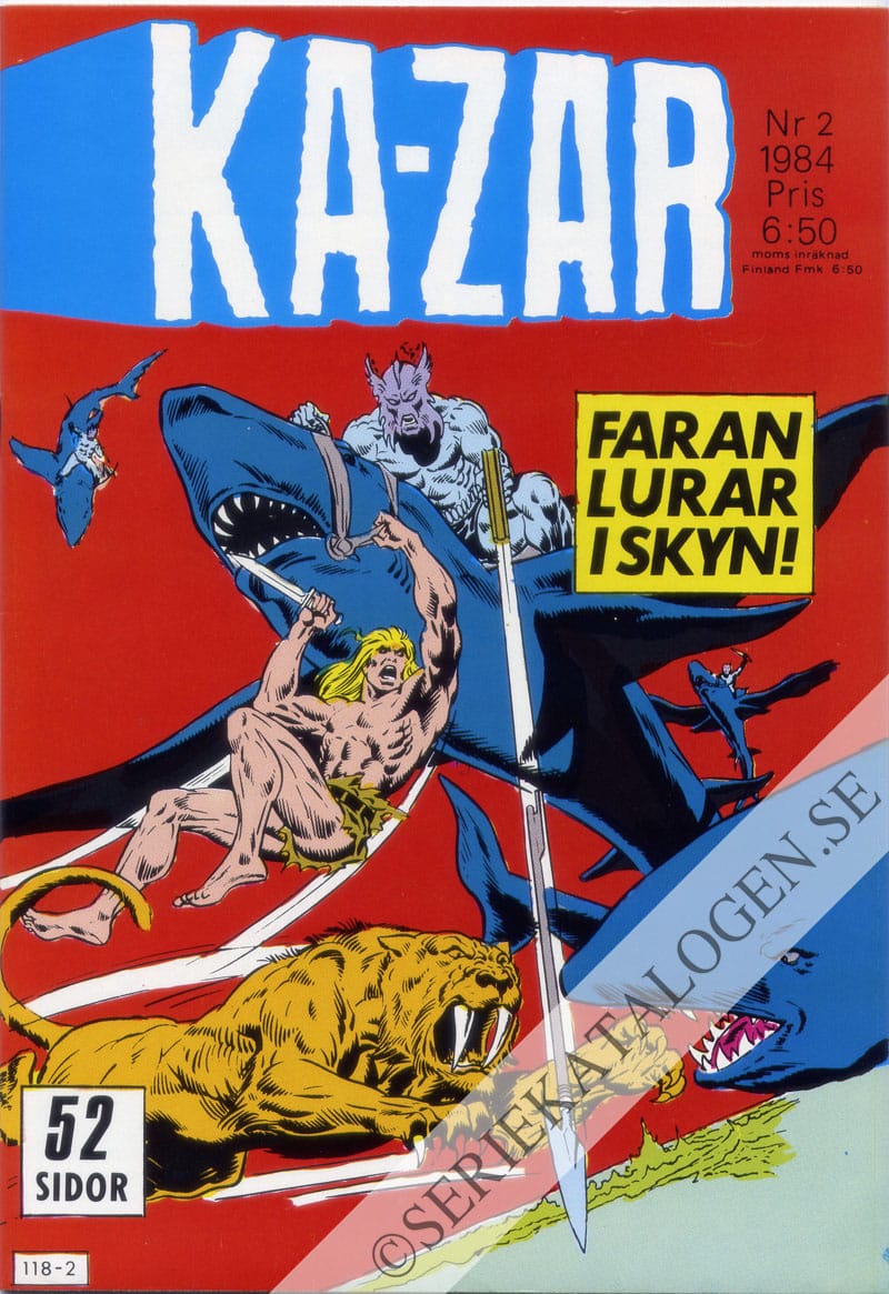 Framsida på Ka-Zar #2 (1984)