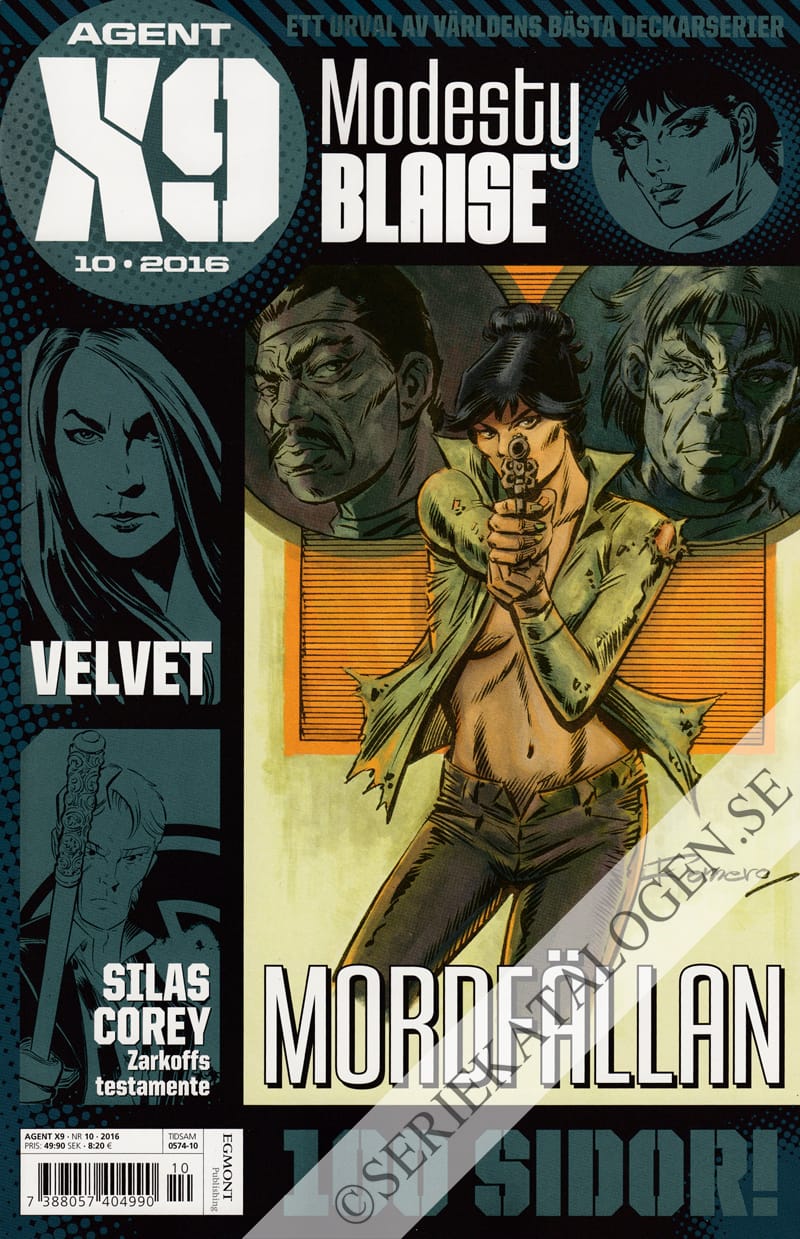 Framsida på Agent X9 #10 (2016)