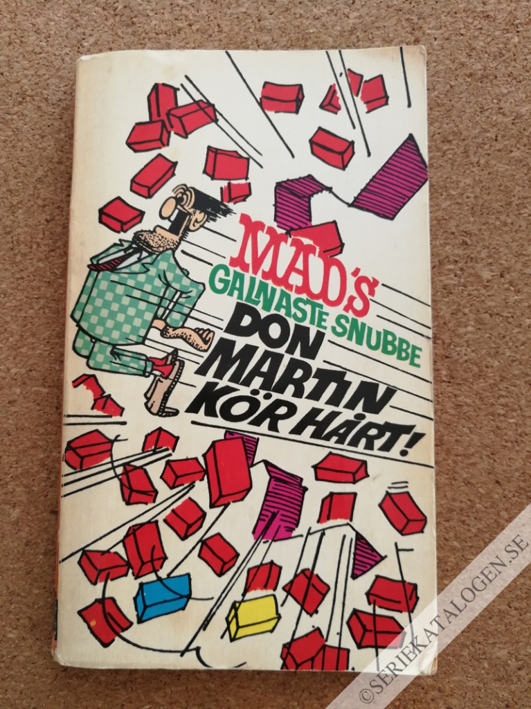 Framsida på MAD-pocket Don Martin kör hårt! (1967)