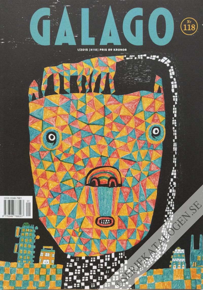 Framsida på Galago #1 (2015)