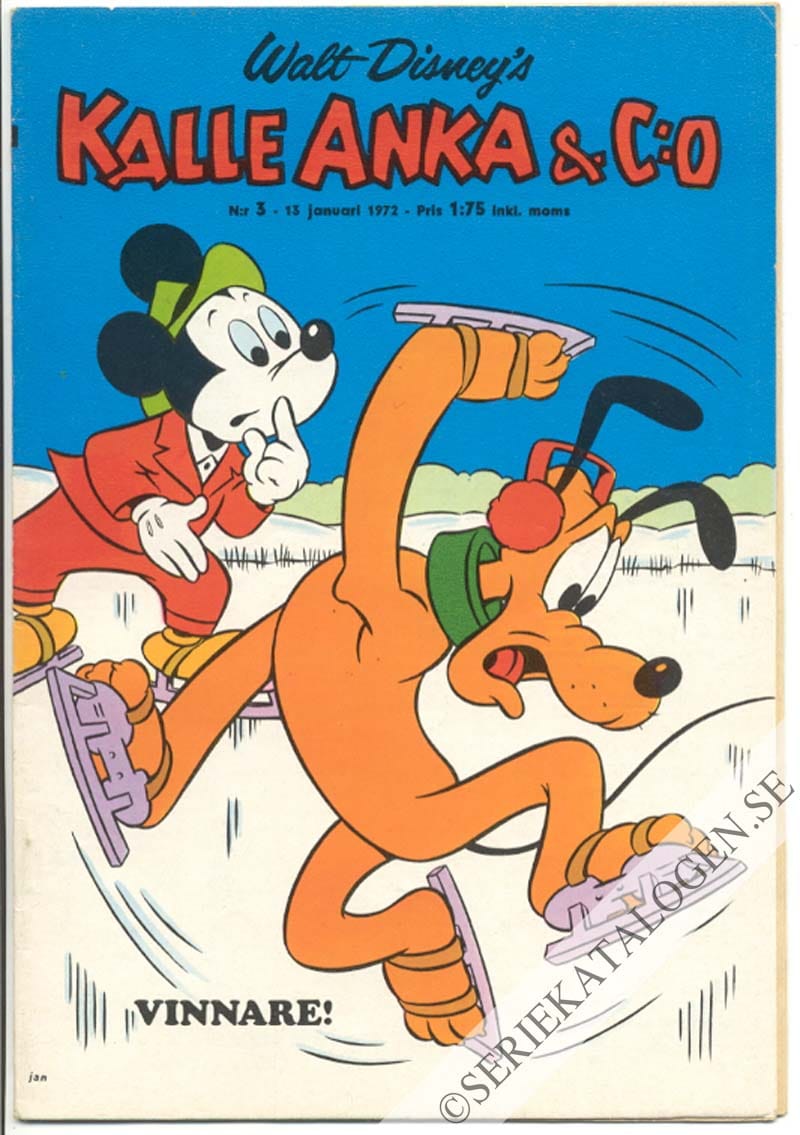Framsida på Kalle Anka & C:o #3 (1972)