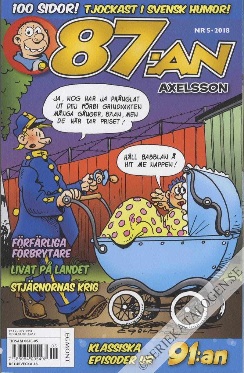 Framsida på 87:an Axelsson #5 (2018)