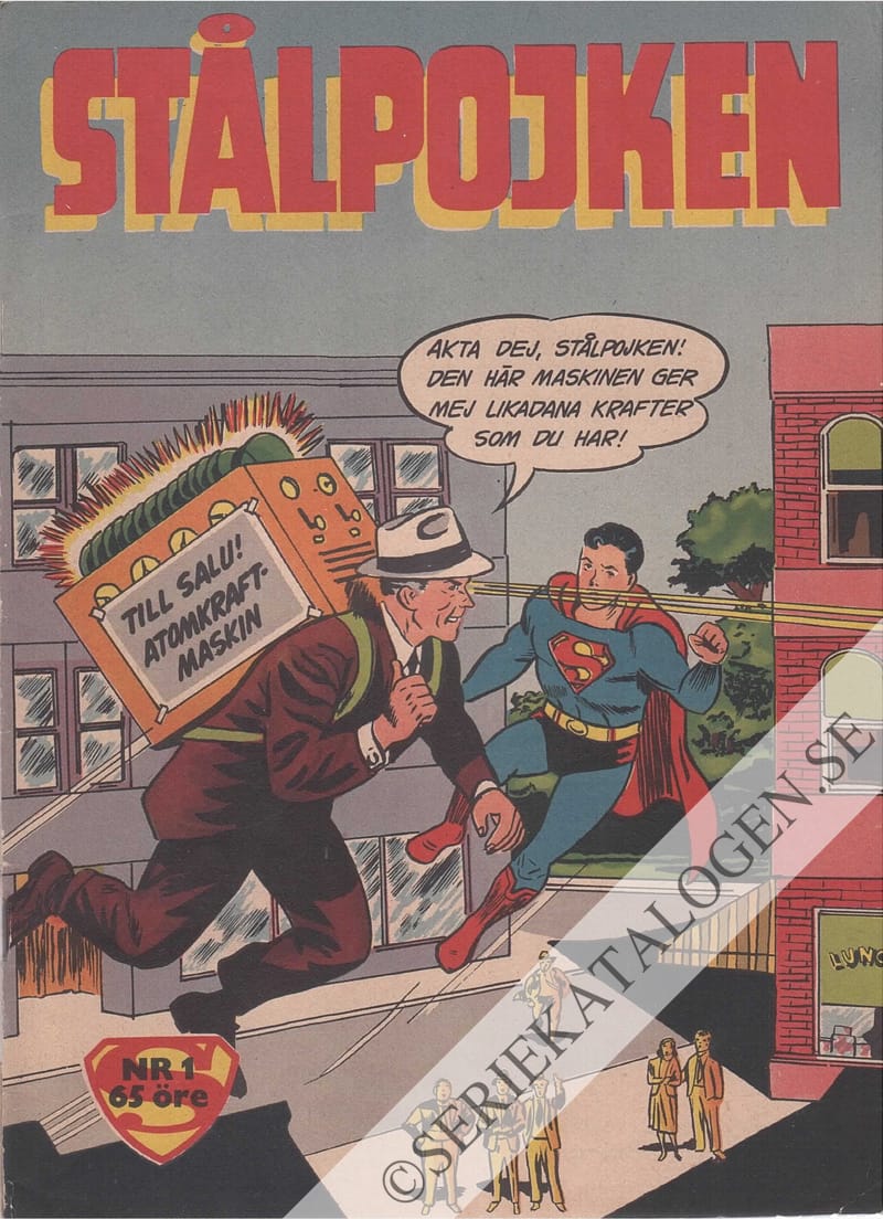 Framsida på Stålpojken #1 (1960)