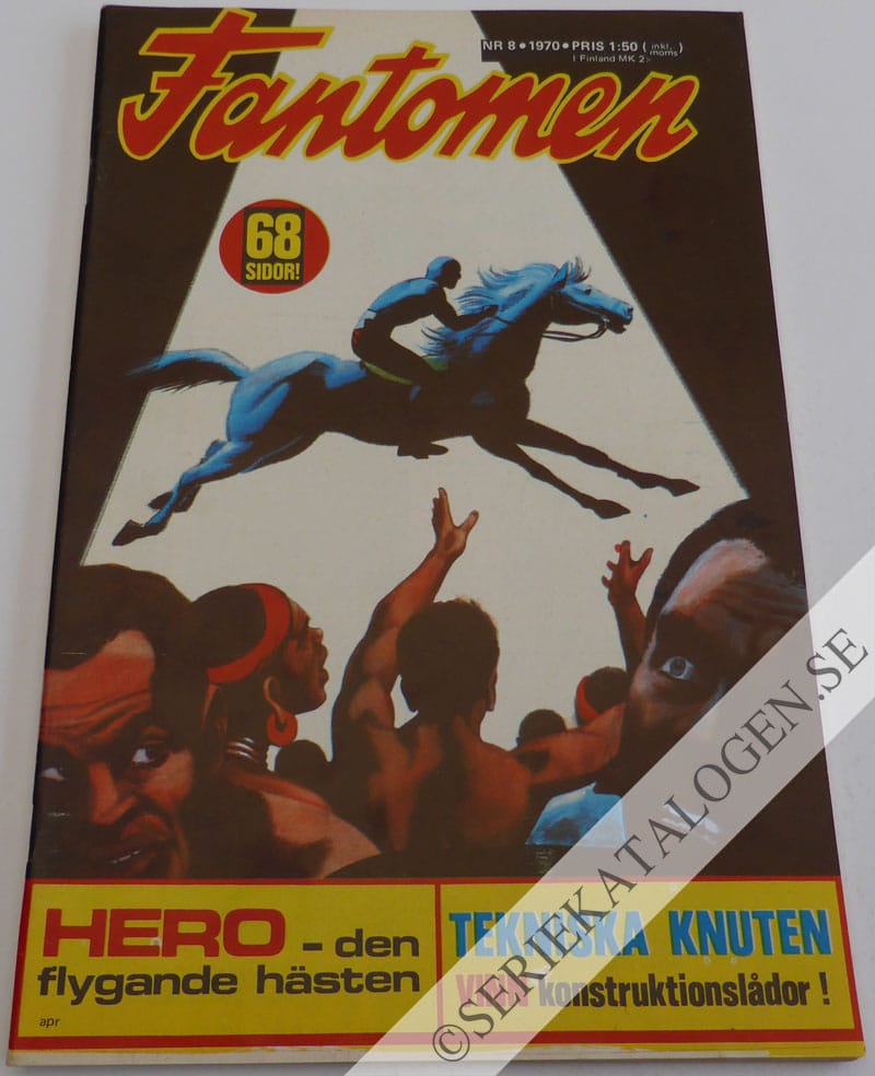 Framsida på Fantomen #8 (1970)