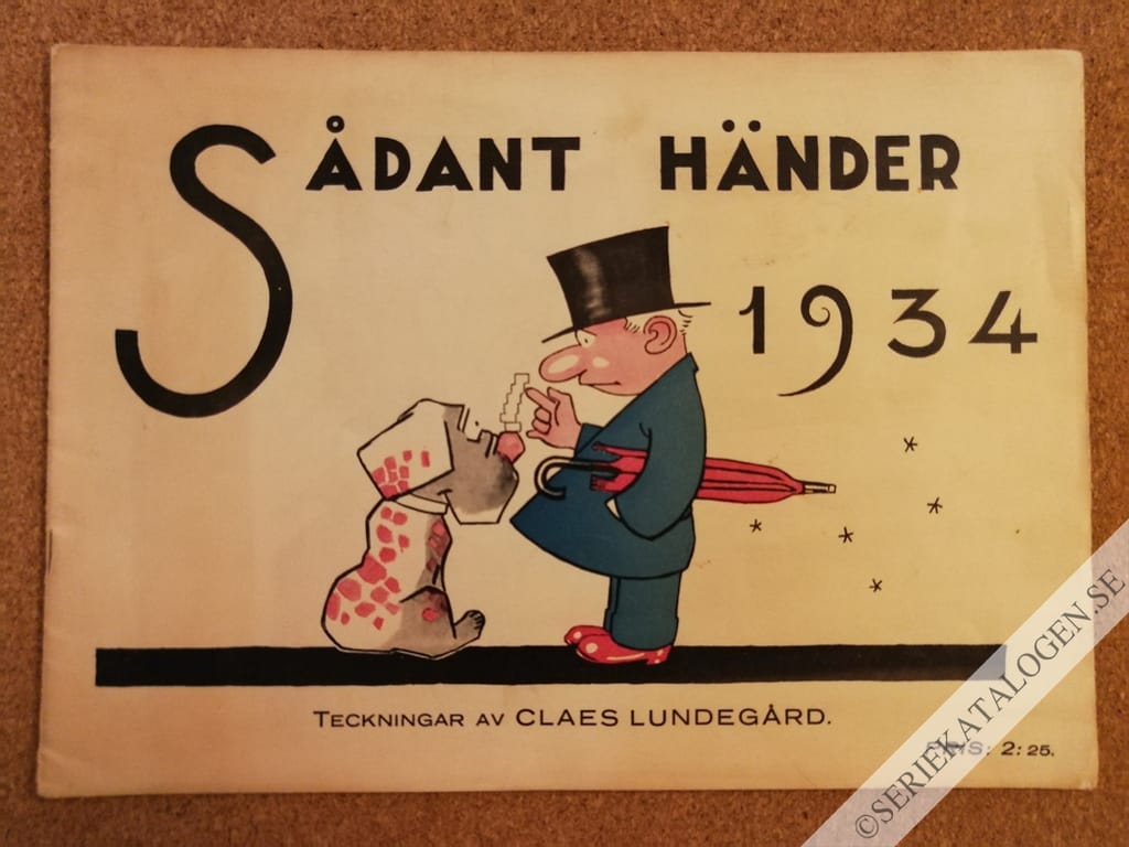 Framsida på Sådant händer # (1934)