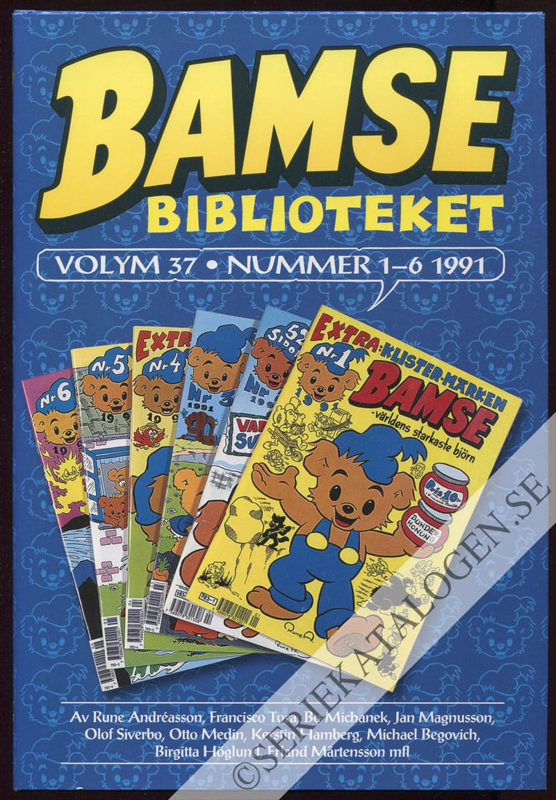 Framsida på Bamsebiblioteket #37 (2010)
