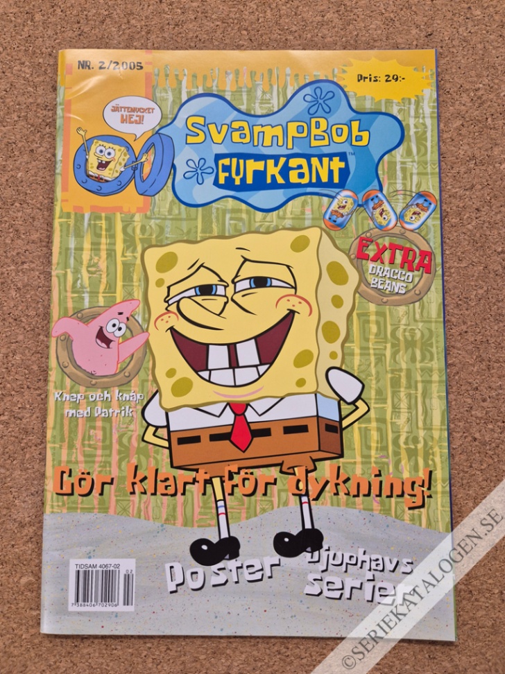 Framsida på Svampbob Fyrkant #2 (2005)