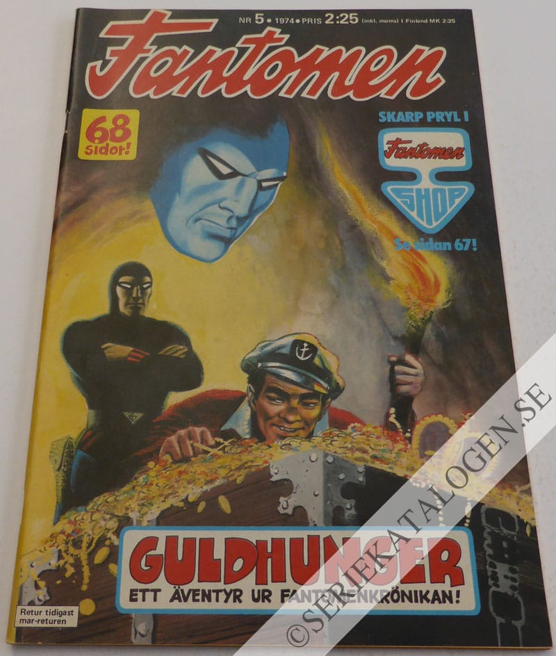 Framsida på Fantomen #5 (1974)