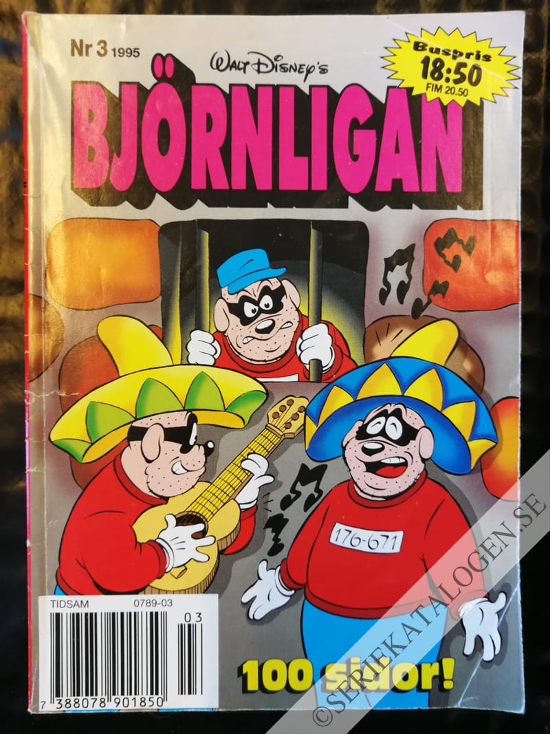 Framsida på Björnligan #3 (1995)