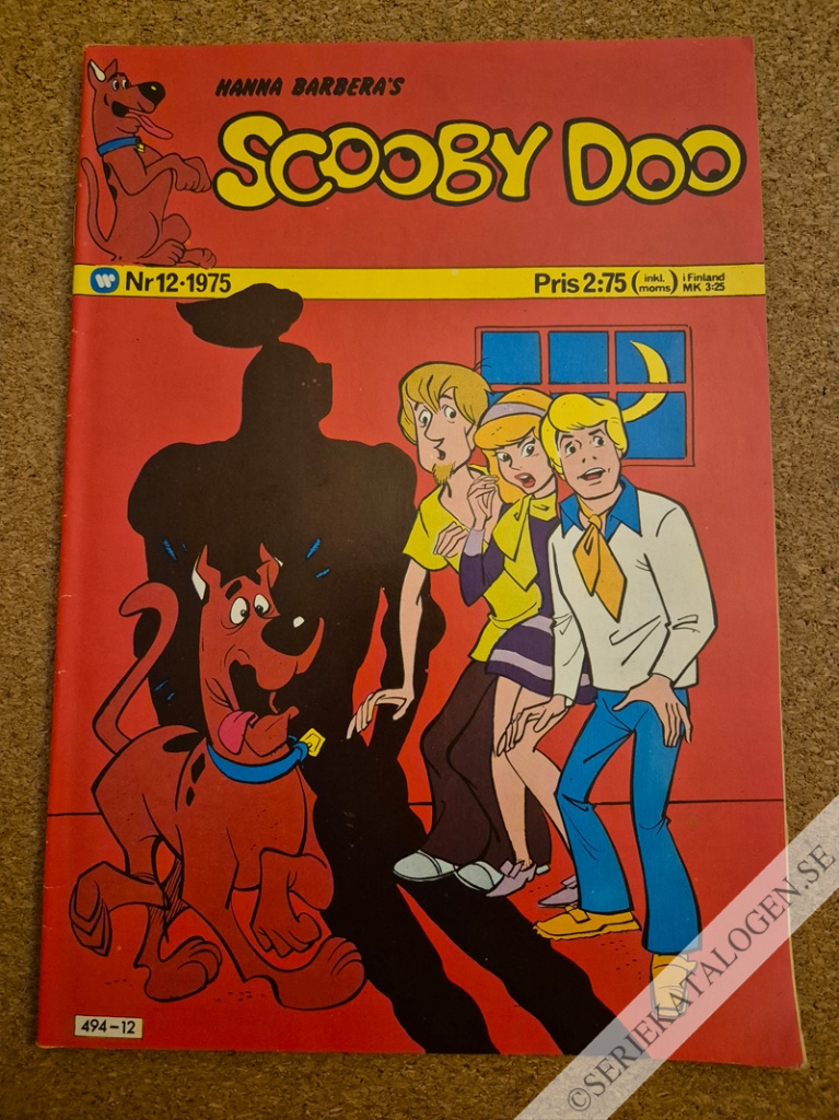 Framsida på Scooby Doo #12 (1975)