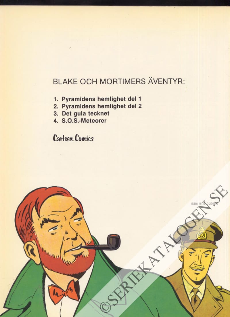 Baksida på S.O.S. - Meteorer (1979)