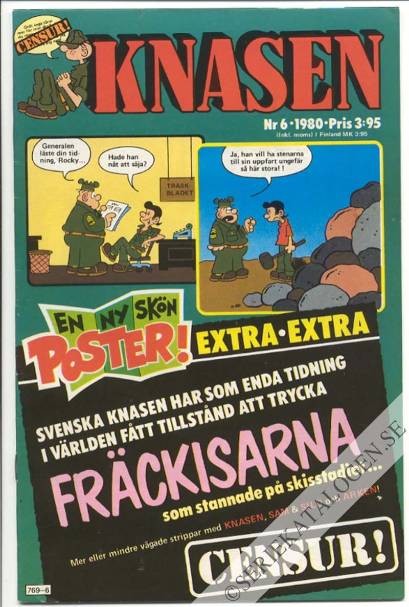 Framsida på Knasen #6 (1980)