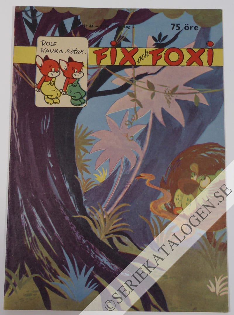 Framsida på Fix och Foxi #44 (1959)