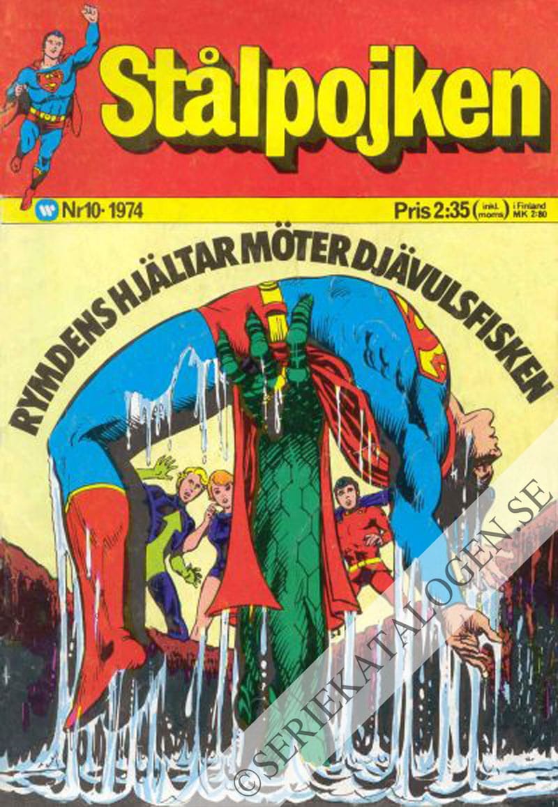 Framsida på Stålpojken #10 (1974)
