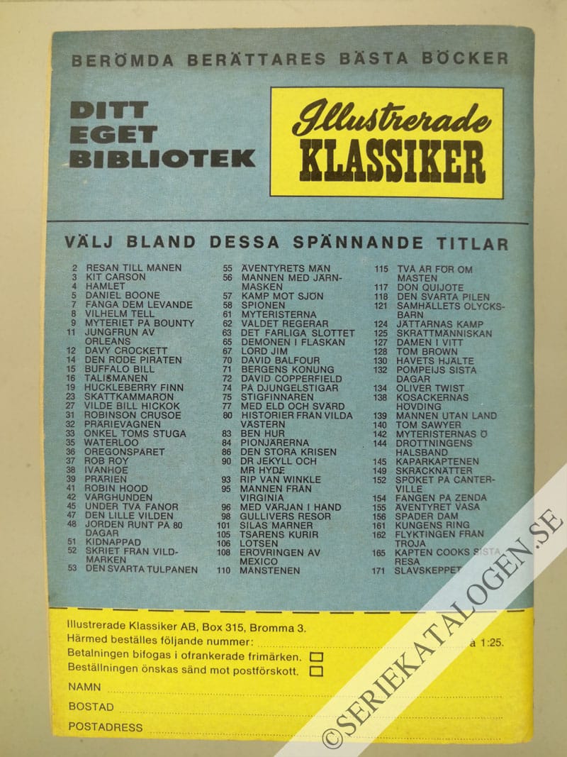 Baksida på Commandofällan (1966)