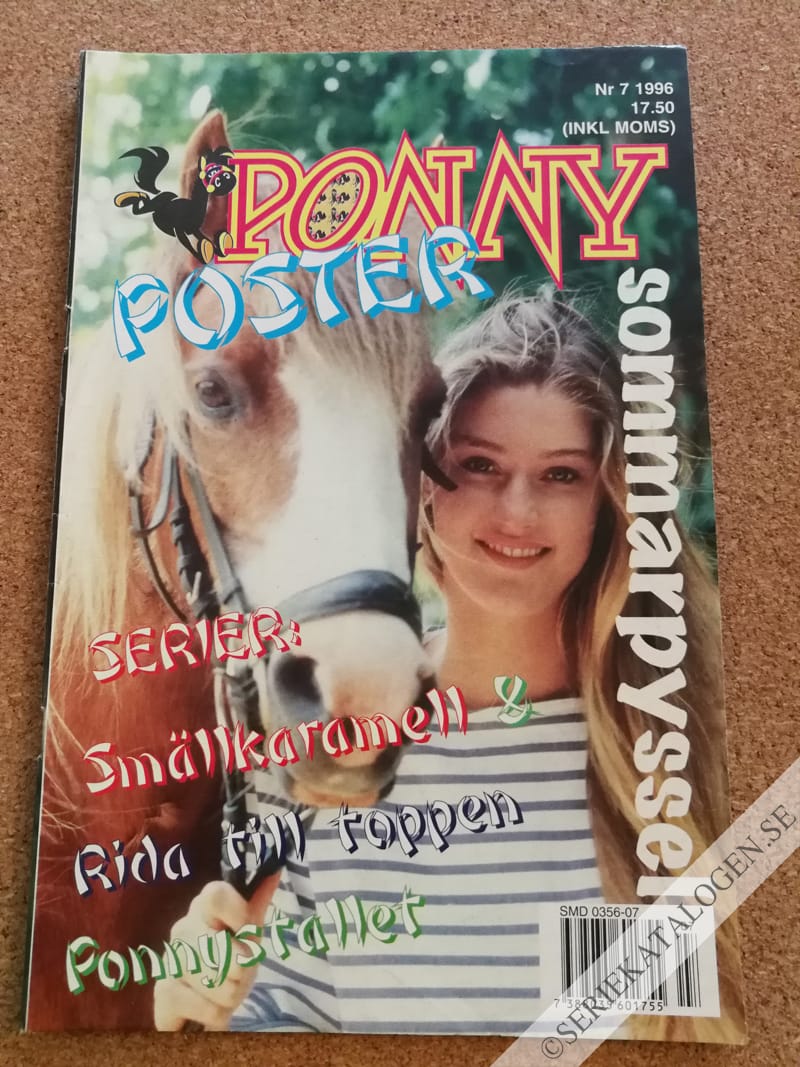 Framsida på Ponny-magasinet #7 (1996)